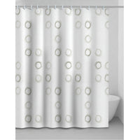 TENDA DOCCIA IN VINILE GRIGIO 240X200 CERCHI