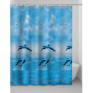 TENDA DOCCIA HAITI AZZURRO 240X200