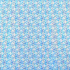 TENDA DOCCIA IN VINILE AZZURRO CM 180X200 KIASSO