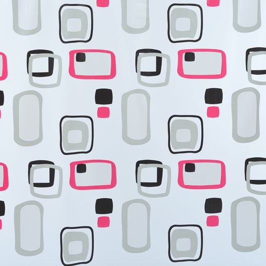 TENDA DOCCIA IN VINILE GRIGIO 180X200 BVS