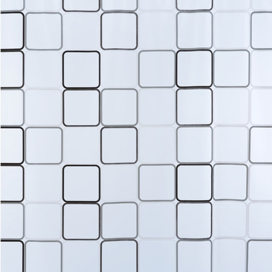 TENDA DOCCIA IN VINILE GRIGIO 180X200 QO