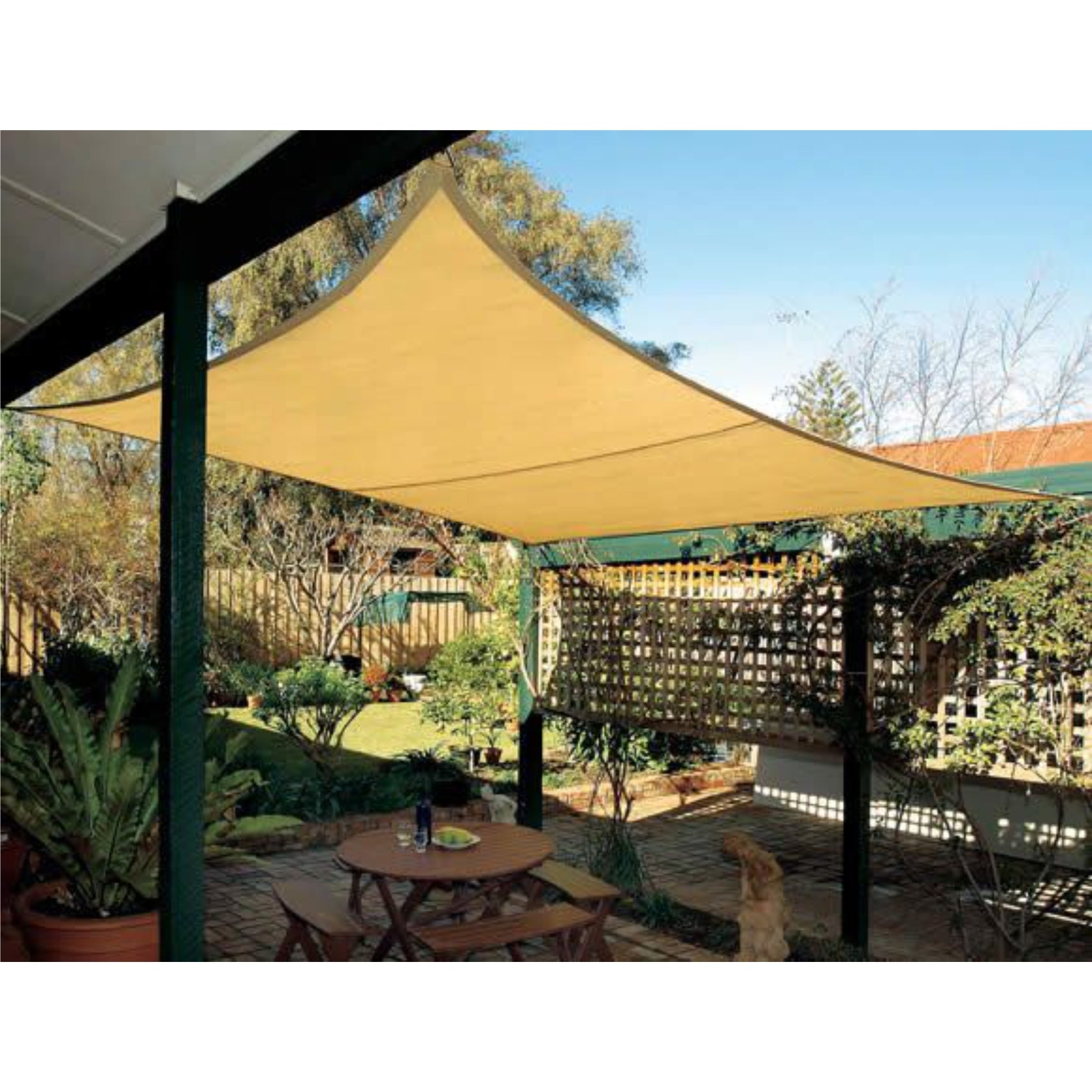 TENDA VELA RETTANGOLARE 180GR/MQ M3X4 BEIGE