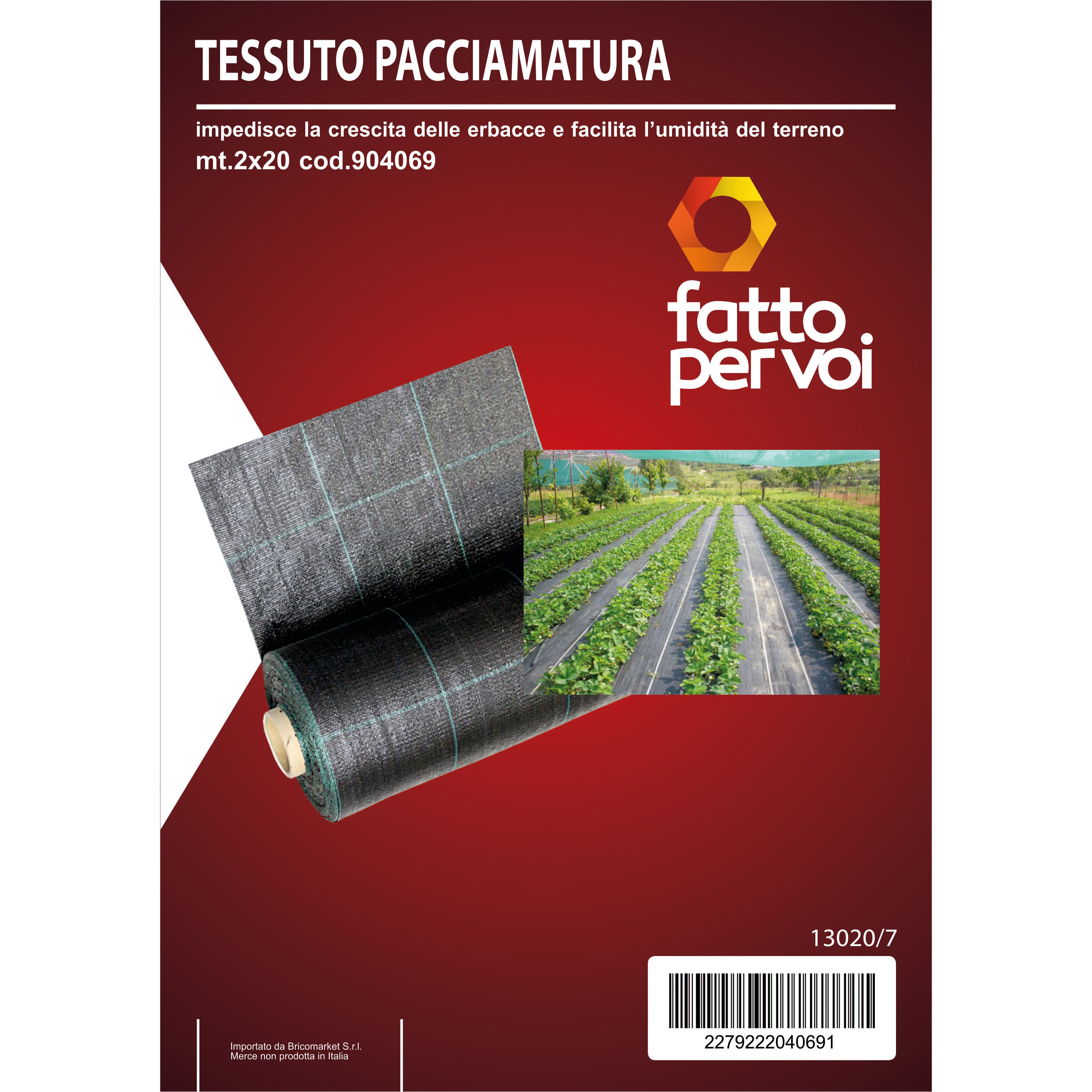 TESSUTO PACCIAMATURA 100GR MT.2X20