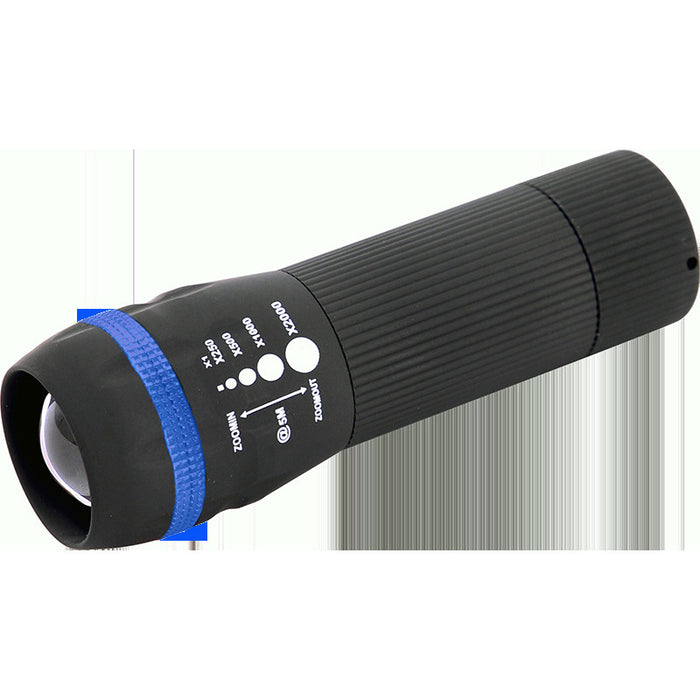 TORCIA 1 LED COB 1W 100LM BLU / NERA CON LACCIO