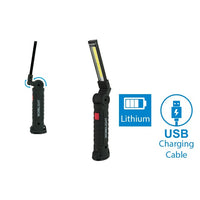 TORCIA COB+LED USB 200LM RICARICABILE