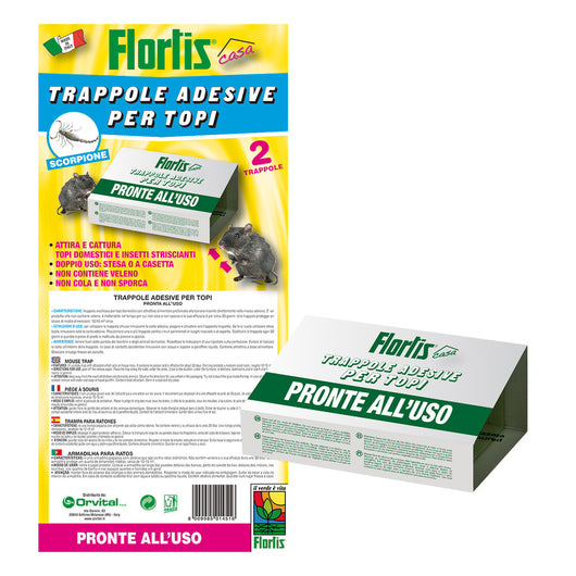 TRAPPOLA ADESIVA PER TOPI