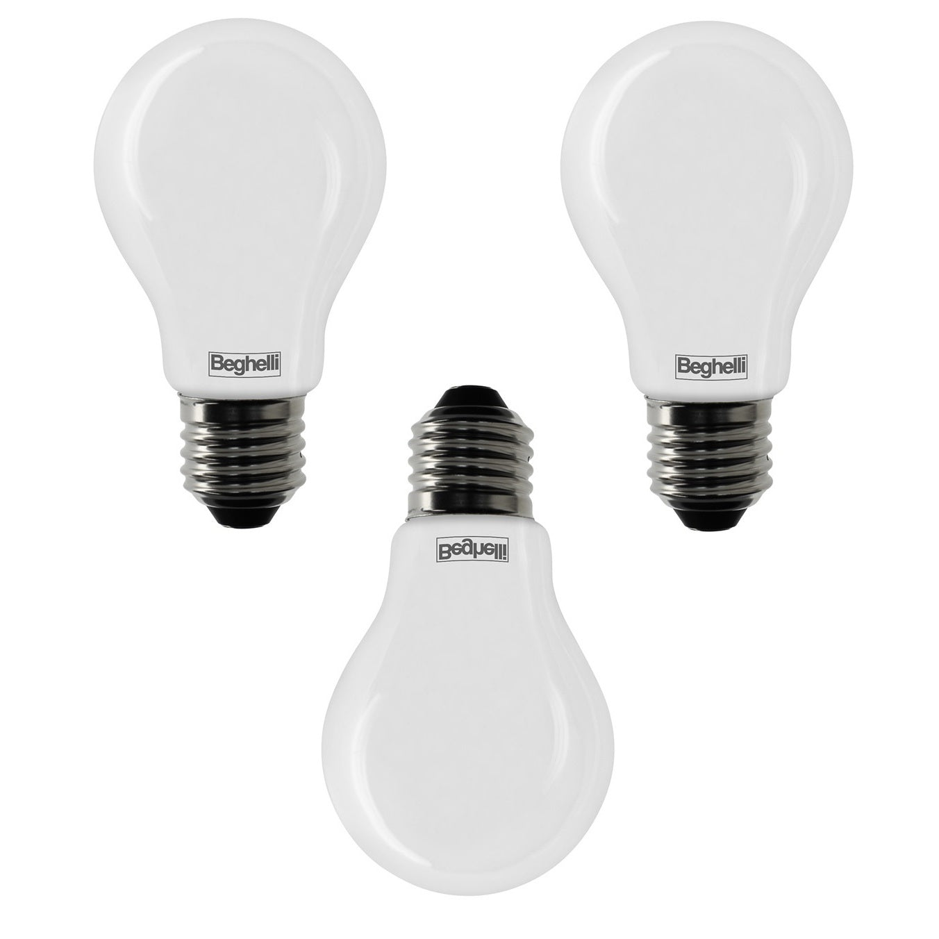 TRIPACK LAMPADA LED GOCCIA E27 8W 4000K TUTTOVETRO