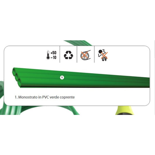TUBO CROSS 15M IN PVC MONOSTRATO MICROFORATO