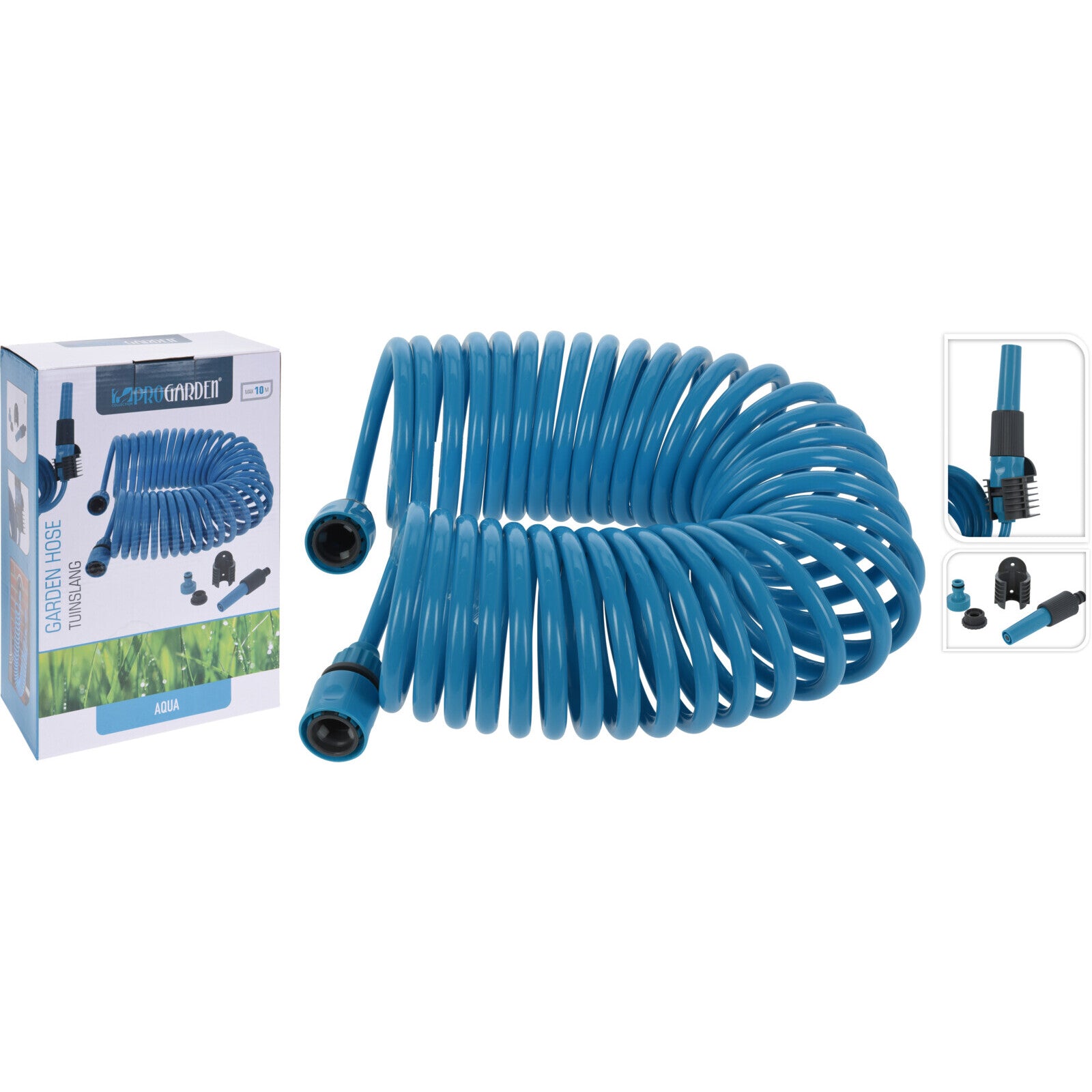 TUBO IRRIGAZIONE A SPIRALE 10M COMPLETO DI ACCESSO