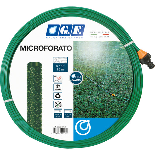 TUBO IRRORANTE MICROFORATO A TRE CANALI 7.5M