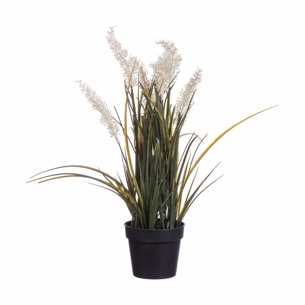 VASO CON FIORI D.11XH42CM IN 3 COLORI