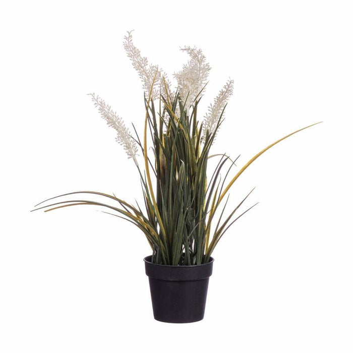 VASO CON FIORI D.11XH42CM IN 3 COLORI