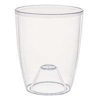 VASO ORCHIDEA 13XH15CM TONDO TRASPARENTE
