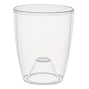 VASO ORCHIDEA 13XH15CM TONDO TRASPARENTE