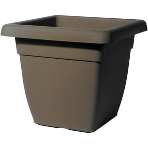 VASO QUADRO ATENA 30X30XH26CM TORTORA