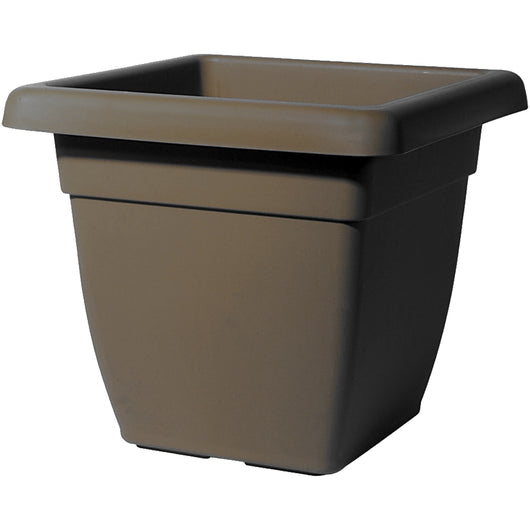 VASO QUADRO ATENA 30X30XH26CM TORTORA