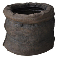 VASO SACCO D.70XH50CM DARK WOOD