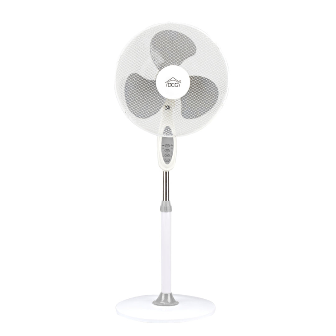 VENTILATORE A PIANTANA 45W CON BASE TONDA H130CM