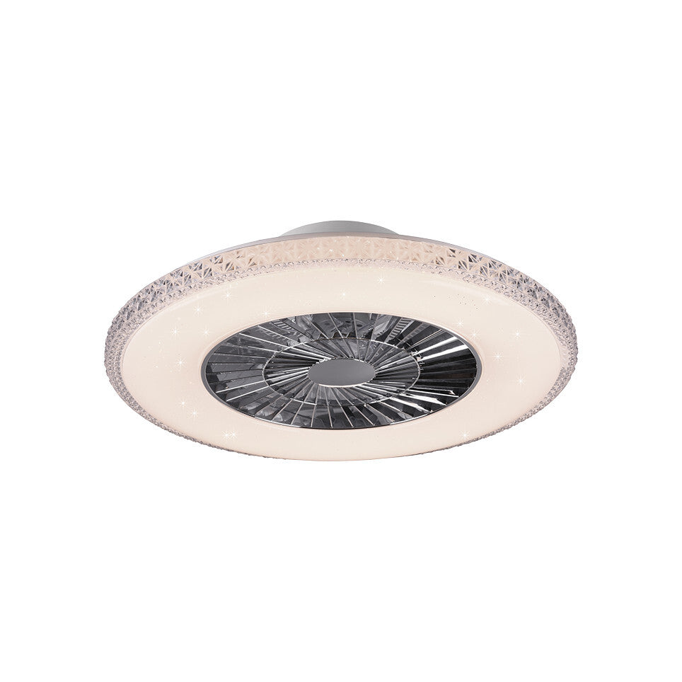 VENTILATORE PLAFONIERA LED HARSTAD 40W D.60CM