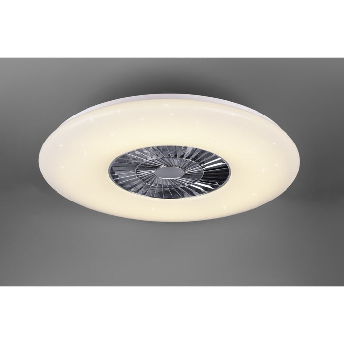 VENTILATORE PLAFONIERA LED VISBY 75CM 58W DIMMER