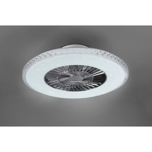 VENTILATORE PLAFONIERA LED HARSTAD 40W D.60CM