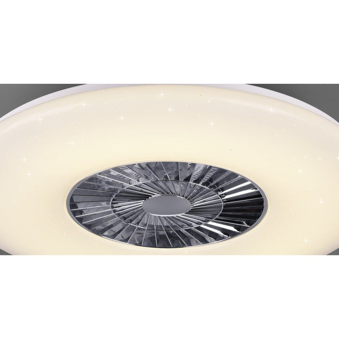 VENTILATORE PLAFONIERA LED VISBY 75CM 58W DIMMER