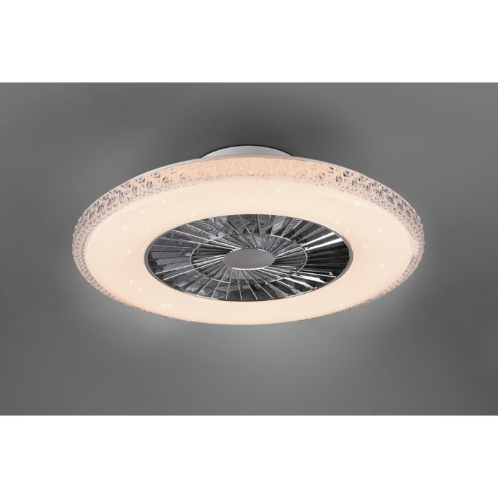 VENTILATORE PLAFONIERA LED HARSTAD 40W D.60CM