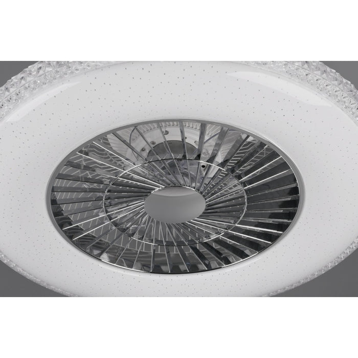 VENTILATORE PLAFONIERA LED HARSTAD 40W D.60CM