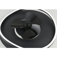 VENTILATORE PLAFONIERA SORTLAND D.50CM 30W NERO.