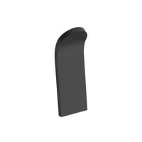 Gancio nero serie evolution - fissaggio con biadesivo o ad incollo