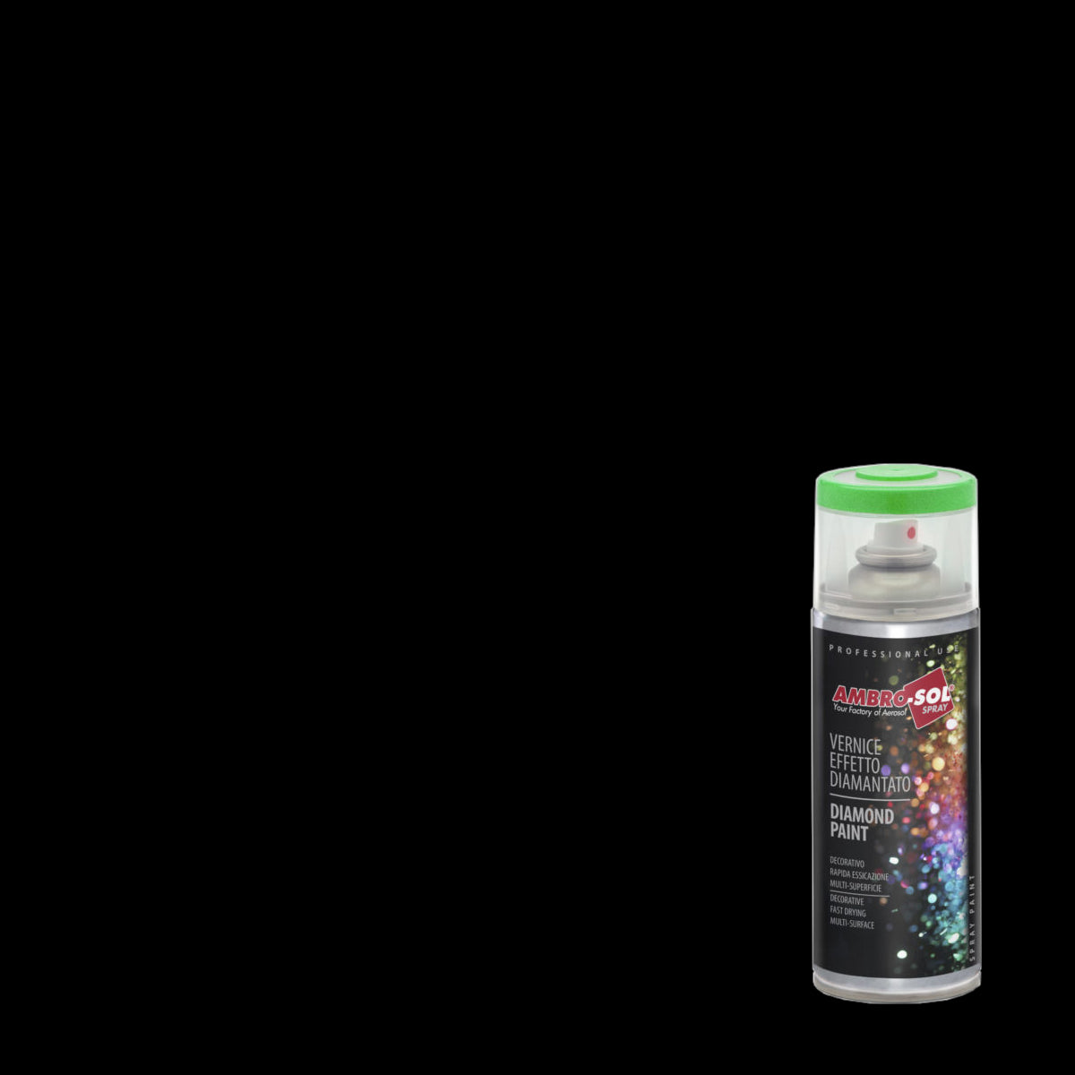 VERNICE EFFETTO DIAMANTATO 400ML NERO SPRAY