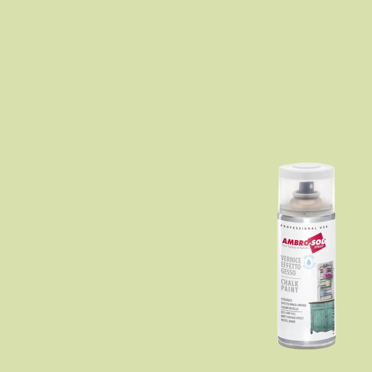 VERNICE EFFETTO GESSO 400ML VERDE SALVIA SPRAY