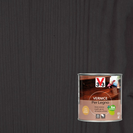 VERNICE PER LEGNO 250ML GRIGIO GRAFITE OPACO