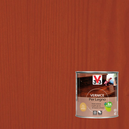 VERNICE PER LEGNO 250ML MOGANO BRILLANTE