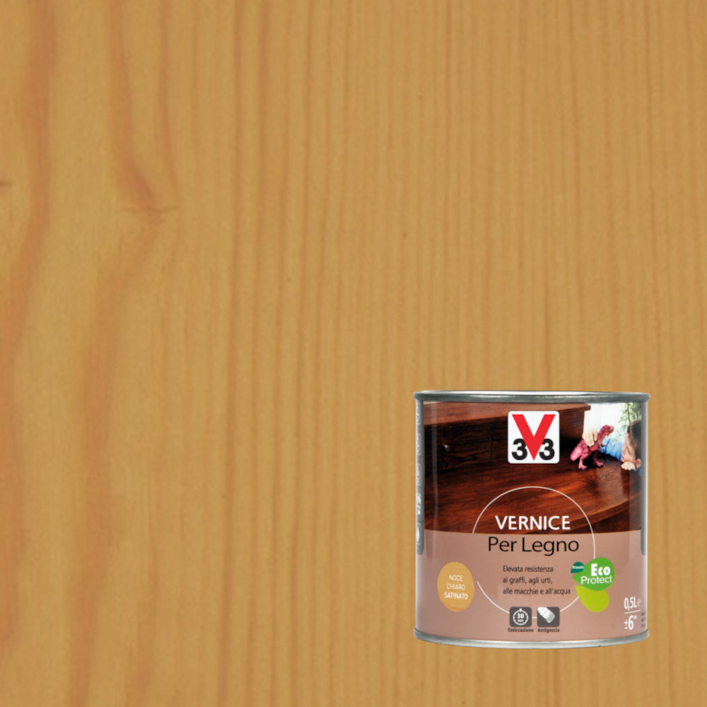 VERNICE PER LEGNO 250ML NOCE MEDIO BRILLANTE