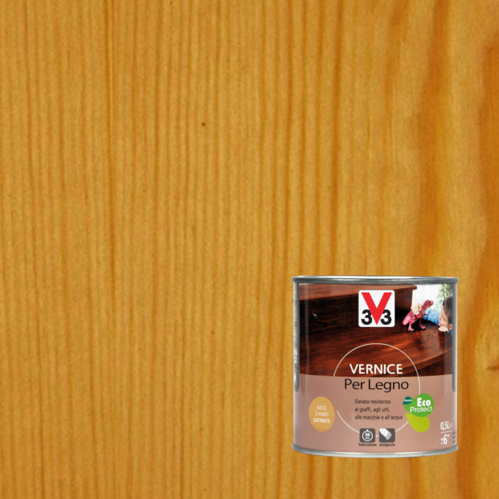 VERNICE PER LEGNO 250ML NOCE RUSTICO SATINATO