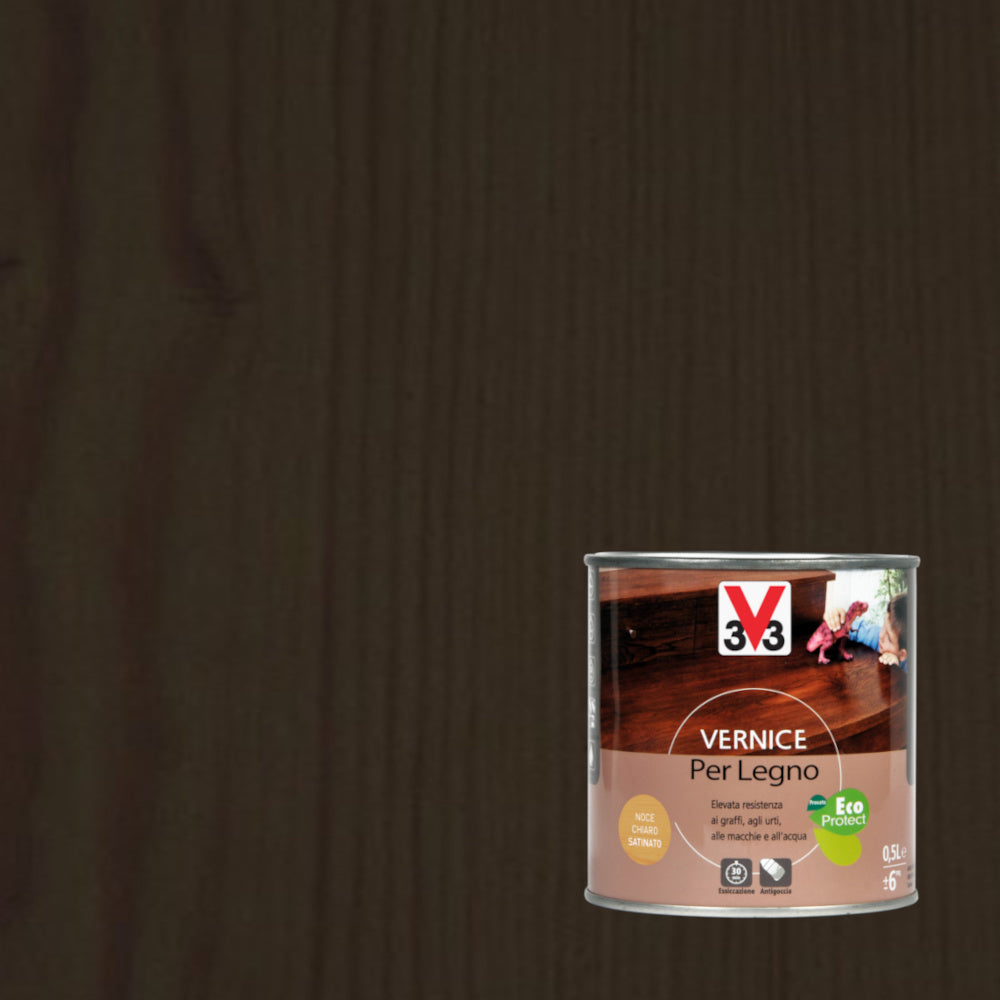 VERNICE PER LEGNO 250ML WENGHE SATINATO