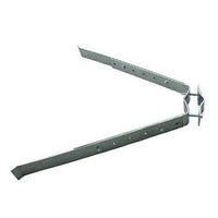 ZANCA A U PER PALI ANTENNA CON DIAMETRO DA 30 A 60 MM.