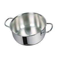 Metalsomma Casseruola Fonda cm 20 dune in Acciaio aisi 304 con Triplo Fondo Superthermical