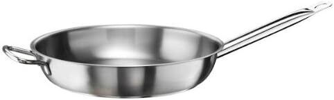 Padella per induzione in acciaio inox con 1 manico Diametro 40 cm
