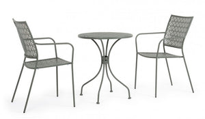 Sedia da Giardino 54x55x89h cm con Braccioli Lizette Dark Olive