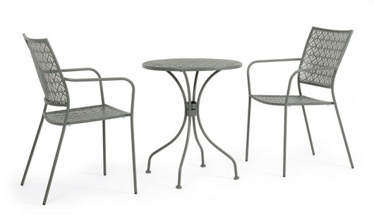 Sedia da Giardino 54x55x89h cm con Braccioli Lizette Dark Olive