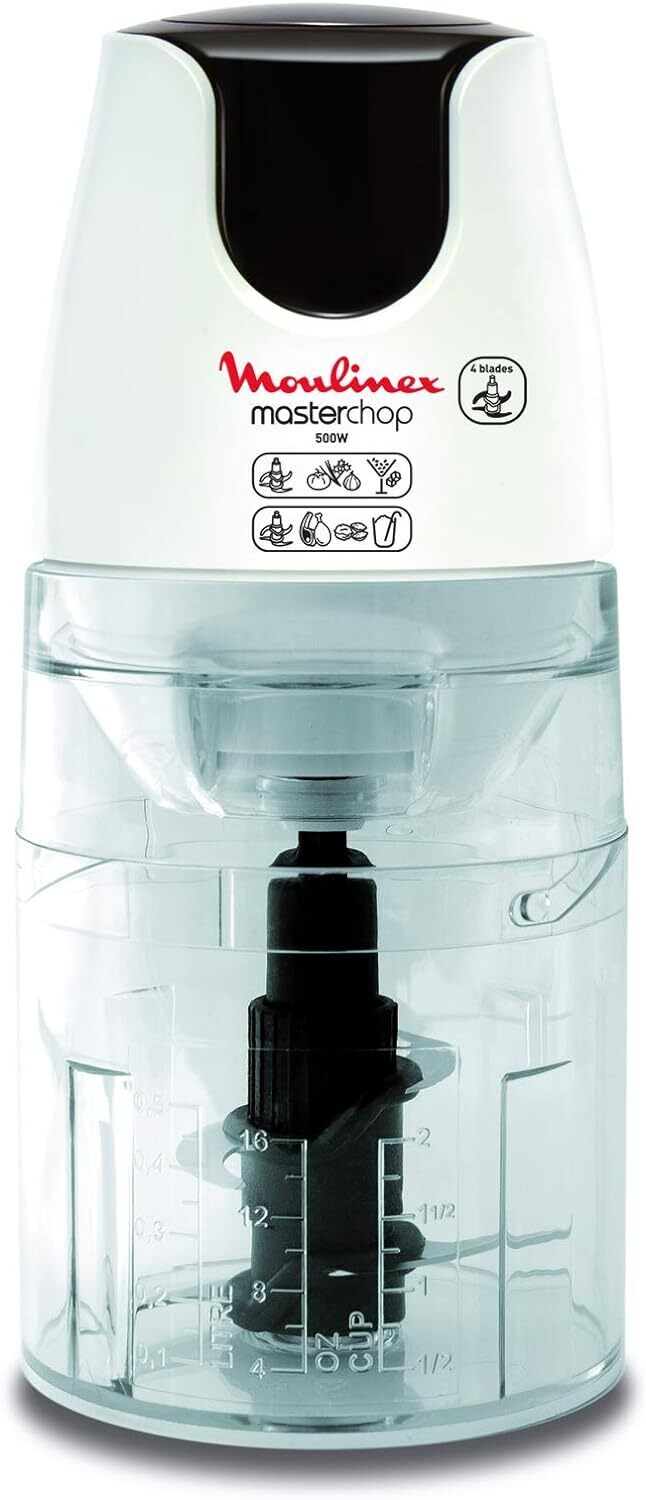 Moulinex DJ450B 0,5 L Frullatore da tavolo 500 W Nero, Bianco