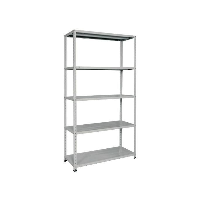 Bizzotto Scaffale Metallo 5 ripiani Portata Ripiano 70kg 100X40X188 Cm Grigio