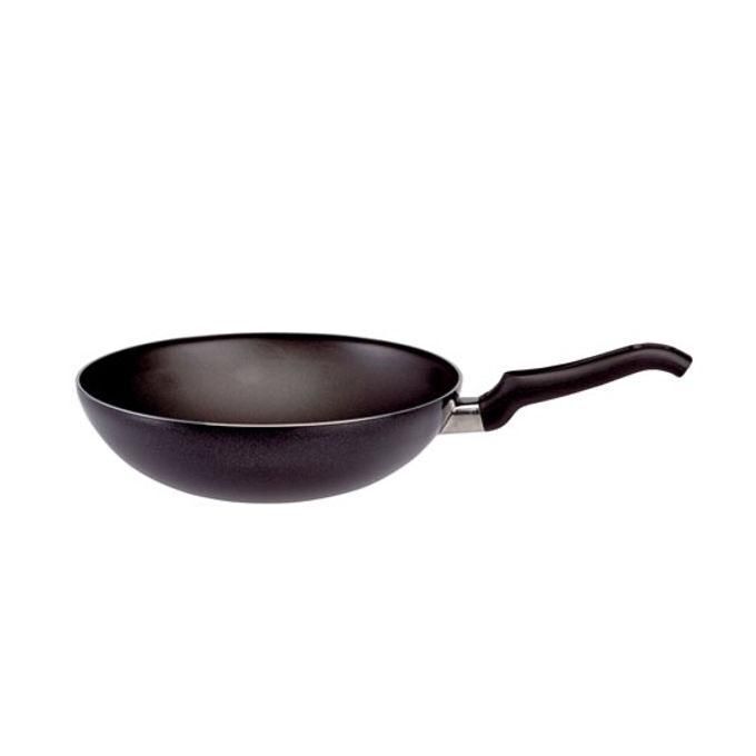 Ballarini Pentola Wok Cucinotta Firenze con un manico Cm 28 nero