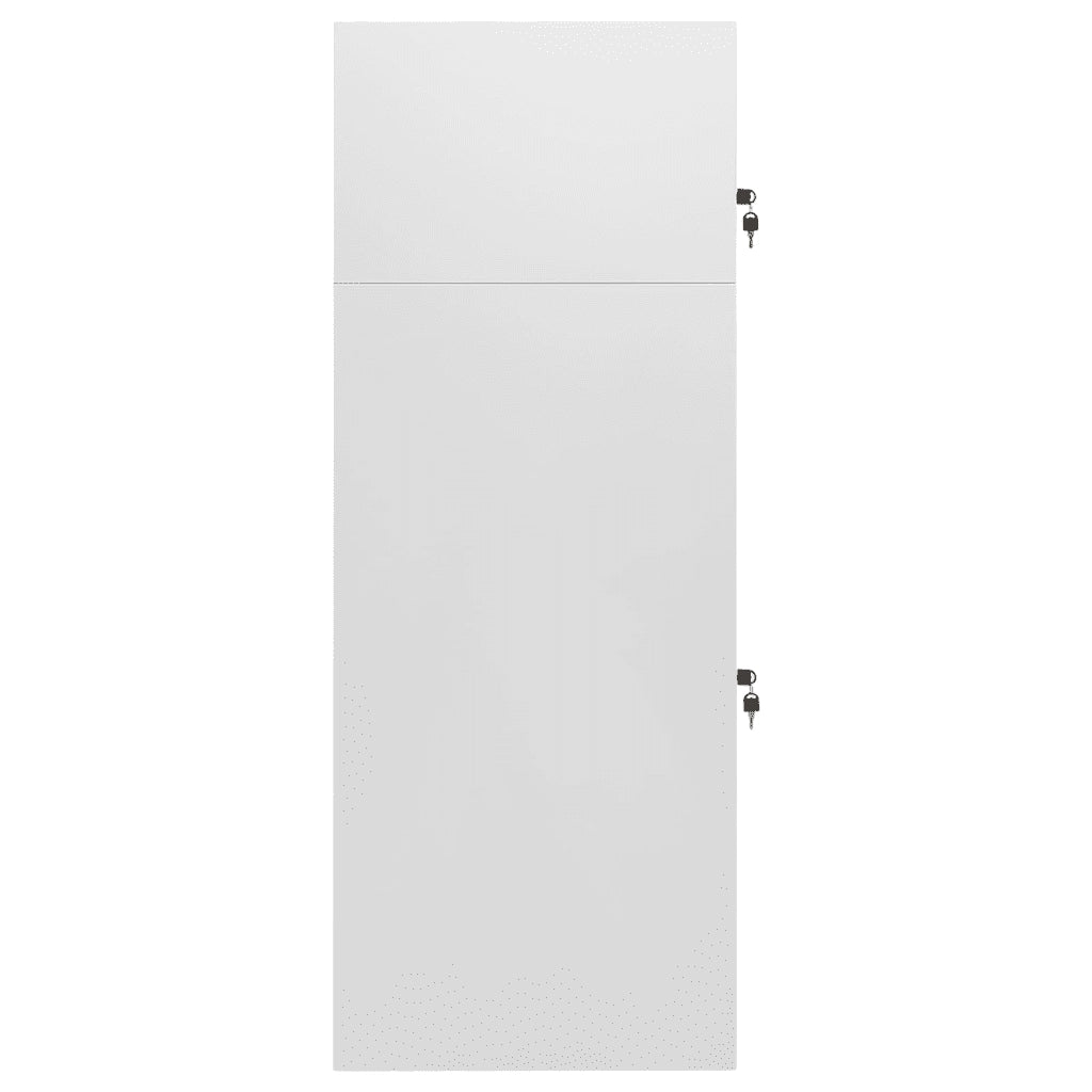 Armadietto per Sella Grigio Chiaro 53x53x140 cm in Acciaio    cod mxl 49519