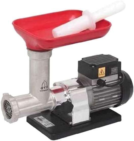 Tre Spade TC-8 Young tritacarne 300 W Nero, Rosso, Acciaio inossidabile