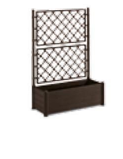 Stefanplast 80036 fioriera Esterno Libera installazione Marrone