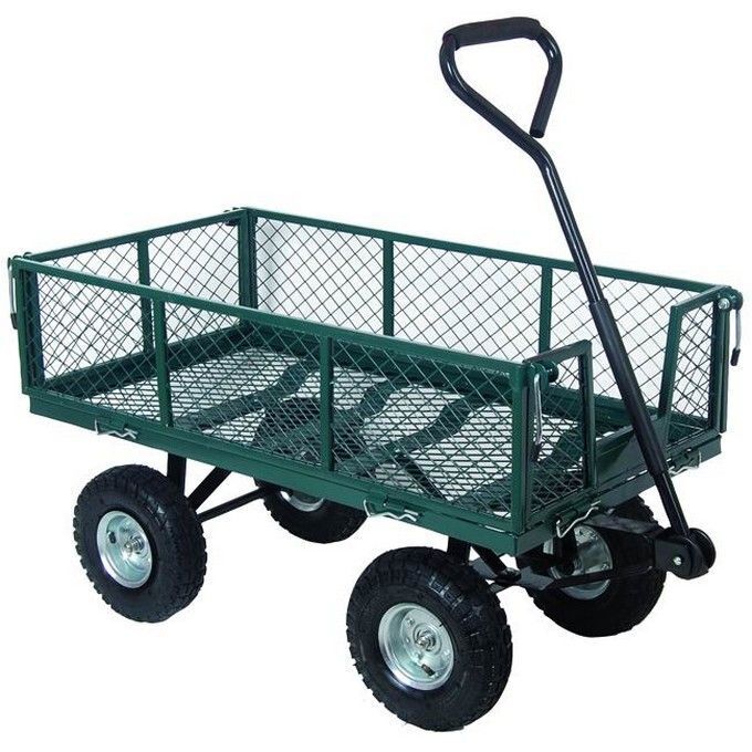 Vigor Carrello Acciaio con 4 Ruote Portata Massima 300 kg