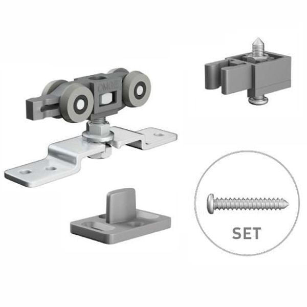 Omge Accessori Porte Scorrevoli Doppie 6 Pezzi 1400